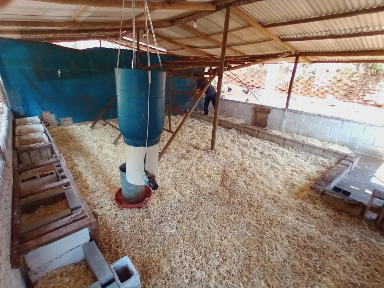 Área coberta da clínica parceira