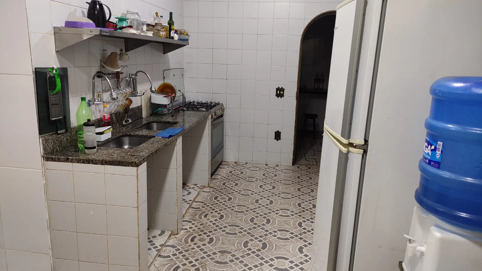 Cozinha da clínica parceira