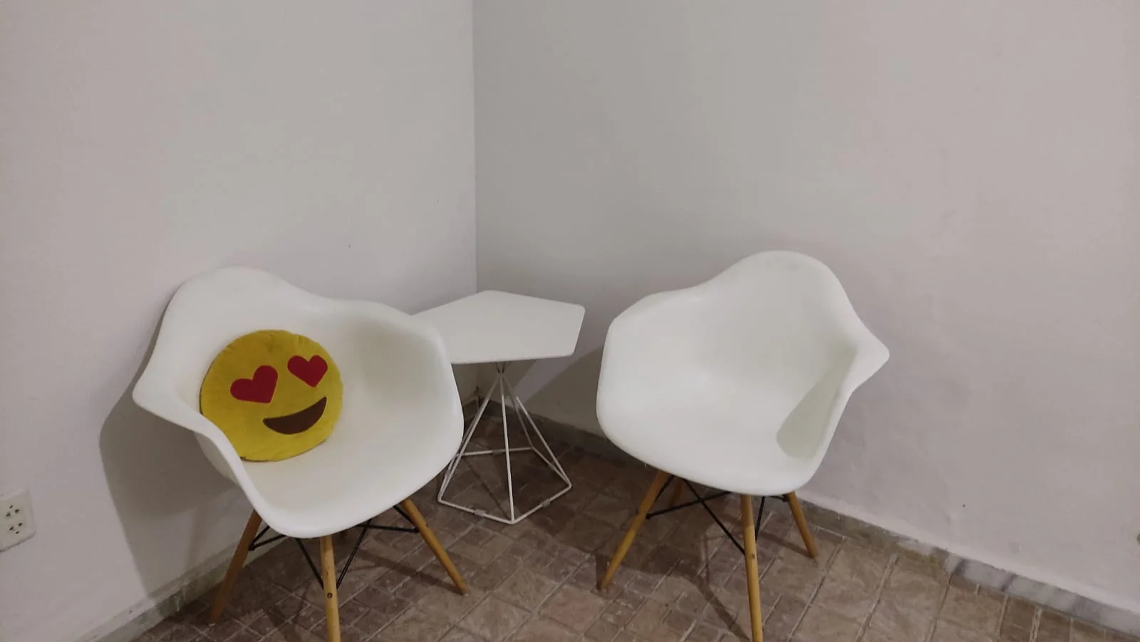 Espaço de convivência da clínica parceira