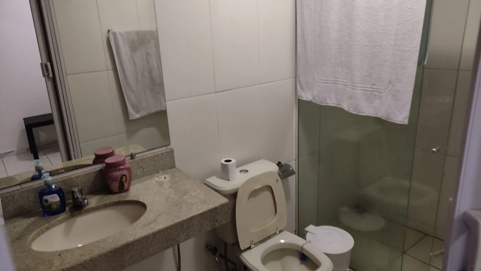 Banheiro da clínica parceira