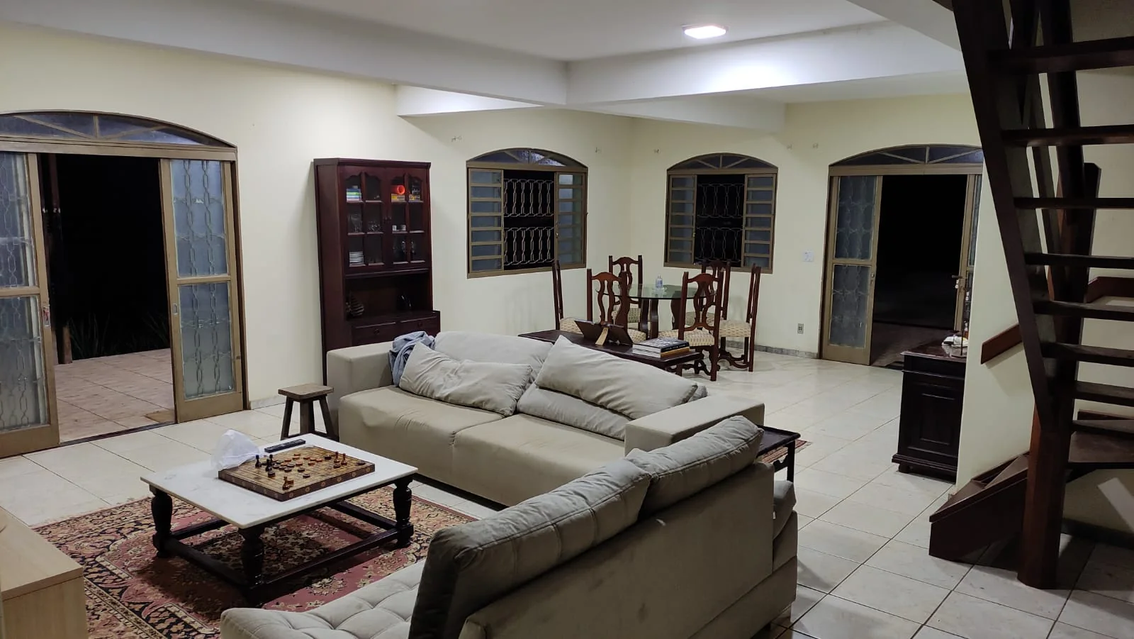 Sala de estar da clínica parceira